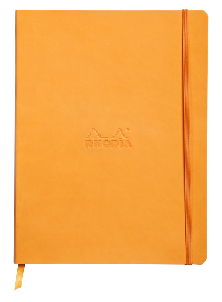 Rhodia Softcover Notebook - Large - Orange - Dotted